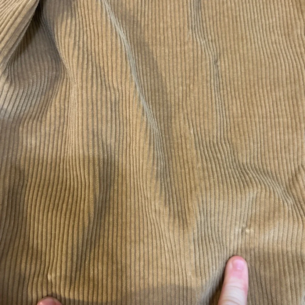 Vintage Nordstrom Mens Corduroy Pants 36x29 Tan Wide Wale Made in USA 80s